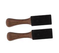 Abaodam 2pcs Sound Bowl Stick Wooden Mallet for Yoga Training and Praying for Peace of Mind Black Tibetan Accessory for Meditation