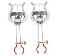 Abaodam 2pcs Spectrum Clip Lightweight Instrument Lyre for Clarinet Music Score Clip Marching Band Music for Alto Saxophone