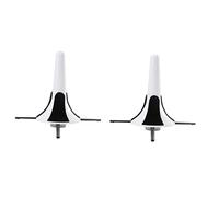 Abaodam 2pcs Stable Trumpet Support Legs Rotating Screw Bracket White Accessory for Wind Instruments