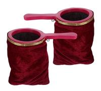 Abaodam 2Pcs Stage Trick Props Bags Pouches for Beginners Compact Design for Performance Safe Material for Events Make Things Appear Disappear