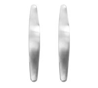 Abaodam 2pcs Stainless Steel Cabinet Pull Handles with Nice Polished Smooth Surface, Silver Modern Wardrobe Pulls Suitable for Kitchen and Furniture Doors