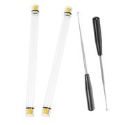 Abaodam 2pcs Stainless Steel Fishhook Decoupling Tool Magnetic Design Lightweight Hook Remover for Saltwater and Freshwater Fishing Easy Mouth Entry Portable Outdoor Use