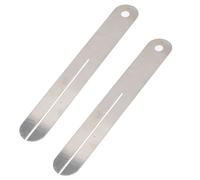 Abaodam 2pcs Stainless Steel Guitar Fretboard Guard Fret Fingerboard Gasket for Guitarists Diy Works