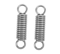 Abaodam 2PCS Stainless Steel Porch Swing Extension Springs with Hook High Strength Tension Springs for Hanging Chairs Hammocks and Boxing Bags Shock Absorption Rust-resistant Quiet