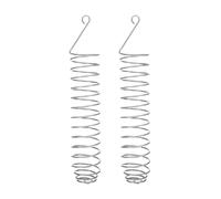 Abaodam 2Pcs Stainless Steel Squirrel Feeder Outdoor Garden Feeding Devices Corn Cob Rack for Birds and Wildlife Backyard Wild Animal Feeding