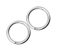 Abaodam 2pcs Steel Cattle Nose Rings Humanized Design for Easy Livestock Guidance Versatile Farm Animal Tool for Bulls and Cows Enhancing Management Efficiency