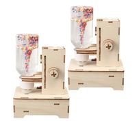 Abaodam 2pcs Stem Tornado Maker Science Kit for Build-it-yourself Educational Project-based Learning Tool with Manual Generator for Physics and Meteorology Classroom Use