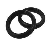 Abaodam 2pcs Stroller Tires 5-Inch Rubber Replacement Wheels for Buggy Pushchair Pram Front and Rear Wheel Tyres DIY Repair Accessories