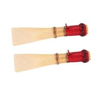 Abaodam 2pcs Sturdy Bassoon Reeds Replacement Accessory Made from Reed Material, Not Easy to Crack Or Deform, Easy to Carry, for Professional and Student Bassoon Players