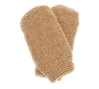 Abaodam 2pcs Sturdy Jute Bath Gloves for Body Scrubbing, Portable Exfoliating Scrub Bathing Gloves That Create Rich Lather, for Shower and Spa Use