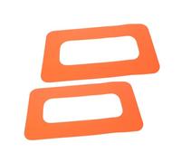 Abaodam 2pcs Surfboard Fin Slot Patch Orange Paddleboard Fin Box Connector for Enhanced Stability and Reduced Water Resistance UV Resistant Tail Rudder Slot Repair Kit for Smooth