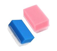 Abaodam 2Pcs Tactile Response Massage Brush Touch Sponge for Early Education Sensory Training and Bath Use Soft Sponge Suitable for Newborns Random Color Random Color