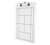 Abaodam 2PCS Tennis Hockey Dry Erase Coaching Whiteboards for Strategy Training Reusable Non-Magnetic Sports Clipboards with Writing Surface for Player Development and Game Demonstrations