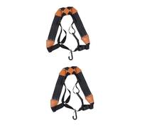 Abaodam 2pcs Tenor Saxophone Strap Double Shoulder Carrying Soft Neck Harness Fit Alto Soprano Professional Junior Players