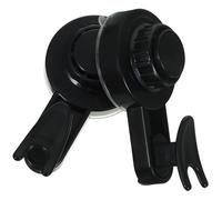 Abaodam 2pcs the Door Towel Hooks Black Abs PVC No Wall Damage Suction Cup Hooks with Powerful Load-Bearing for Kitchen Bathroom Storage and Organisation