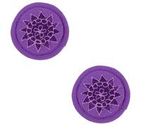 Abaodam 2pcs Tibetan Decoration Singing Bowl Pad Handmade Music Therapy Bowl Mat Mat