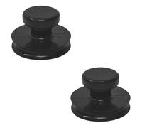 Abaodam 2pcs Tibetan Singing Bowl Handle Suction Sound Therapy Bowl Accessory for Garden Buddha
