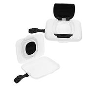 Abaodam 2pcs Travel Wipes Dispenser Box Wipes Case Portable Wet Holder for Nappy Bag Outdoor Tissue Box Sturdy Material