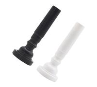 Abaodam 2pcs Trumpet Accessories Horn Shape Mouthpieces Delicate Design Food-grade for Musical Instruments Random Color