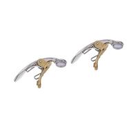 Abaodam 2pcs Trumpet Key Accessory Silver Easy to Install Drain Valve Part for Trumpet and Material Replacement for Old Key