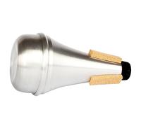 Abaodam 2pcs Trumpet Mute for Quiet Practice Aluminum Alloy Silencer for Instruments Volume Reduction Elegant Silver Design for Musicians Noise-sensitive Environments