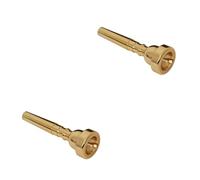 Abaodam 2pcs Trumpet Replacement Trumpet Mouthpiece Professional Gold Horn Mouthpiece for Playing