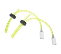 Abaodam 2pcs Two-Hole Fuel Line Grommet Assembly Replacement for Earthquake Mc43 E43 Drill Gas Leak Repair Kit with Fuel Tank Seal Compatible with Yard Tool Filter Line