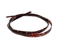 Abaodam 2pcs Ukulele and Classical Guitar Binding Purfling Strips 1650x4x1.5mm Plastic Tiger Iridescent Colour Edging for Guitar Decoration and Fingertip Protection