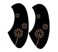 Abaodam 2pcs Ukulele Pickguard Protective Decal for Beginner Ukulele Supplies Scratch Guard