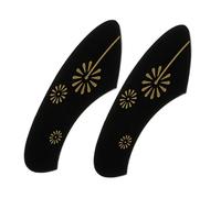 Abaodam 2pcs Ukulele Pickguard Protective Decal Set Anti-scratch Self-adhesive Ukulele Accessory Suitable for Soprano Concert and Tenor Models