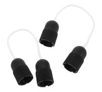 Abaodam 2pcs Underwater Spearfishing Connectors with Threaded Snap Swivels Latex Band Adapters for Secure Rubber Tube Fishing Hardware European Design for Freediving and Scuba