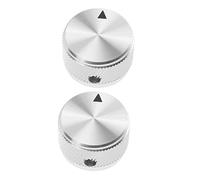 Abaodam 2pcs Unique Volume Control Knob Aluminum Alloy Amplifier Knob for Replacement Volume Effect Control for Electric Guitar Switch Electronics for Guitar