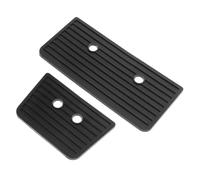 Abaodam 2pcs Universal Rubber Drum Pedal Anti-slip Pads Bass Drum Foot Pads Accessory Set Large and Small Non-skid Guards for Professional Kits