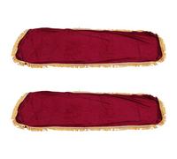 Abaodam 2pcs Velvet Electric Piano Keyboard Cover Dust Proof Protector for 61 Keys, Home Studio Use, Elegant Artistic Instrument Key Cover with Soft Fabric