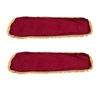 Abaodam 2PCS Velvet Keyboard Protector Cover Key Electric Piano Dustproof Piano Keyboard Dust Cover for Home and Studio Use Accessories