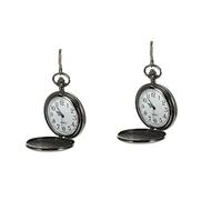 Abaodam 2pcs Vintage Pocket Watch Quartz Movement Charming Chain Pocket Watch as Retro Necklace for Special Occasions Like Gifting to Dad