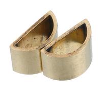 Abaodam 2pcs Violin Bow End Screw Ring Metal Copper Hoop for Violin Repair String Instrument Accessories Upper Screw Ring