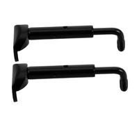 Abaodam 2pcs Violin Chin Rest Screws Half Section Metal Black Gold Silver Violin Replacement Cheek Rest Clamp Parts Accessory