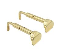 Abaodam 2pcs Violin Chinrest Screws DIY Violin Helping Tools Instrument Accessories Screws for Fiddle