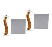 Abaodam 2pcs Violin Shoulder Mat Essential Violin Fitting Durable Comfortable Fully Adjustable 3/4 Pad