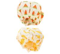 Abaodam 2pcs Washable and Reusable Small Pet Diapers for Fancy Rats and Squirrels, Cotton Material with Adjustable 12-14cm Waistline, Breathable Leakproof Pants for Daily Care and Social