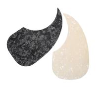 Abaodam 2pcs Waterdrop Self Adhesive Pickguard Scratch Plate Guitar Pickguard for Folk Acoustic Guitar