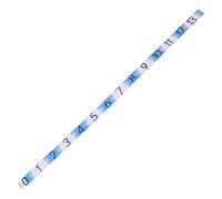 Abaodam 2pcs Waterproof Adhesive Fish Measuring Tape Decal, Self-adhesive Fishing Ruler for Kayak, Boat, and Cooler, Portable 135cm Fish Scale Measurement Tool