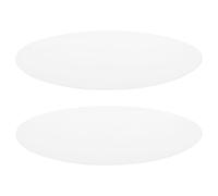 Abaodam 2pcs White Acrylic Light Diffuser Disc for Table Lamps and Ceiling Lights Round Frosted Lamp Shade Cover with Even Distribution and Low Maintenance for Dining Areas and Home Decor
