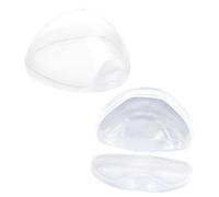 Abaodam 2pcs White Pacifier Storage Case Holder Made of Strong and Safe Pp Material for Newborns and Babies Suitable for Outdoor and Home Use