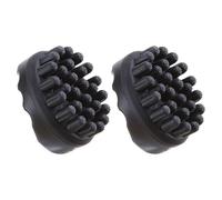 Abaodam 2pcs Wide Tooth Loc Comb for Curly Hair and Dreads Black Scalp Massager Brush Versatile Styling Tool for Men and Women Suitable for Professional Hairdressing and Home Use