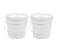 Abaodam 2pcs Wipe Holder Plastic Wipes Bucket for Parents and Large Capacity Multifunctional Use Convenient to Carry White Plastic for Car and Bathroom
