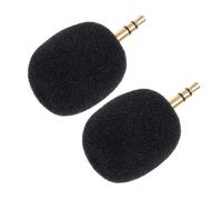 Abaodam 2Pcs Wireless Mini Microphone for Mobile Phones and Cameras Lightweight Plug and Play Design Durable and Construction for Live Broadcasting and Recording