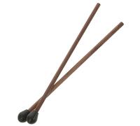 Abaodam 2pcs Wooden and Silicone Tongue Drum Mallets with Soft Heads, Lightweight and Sturdy Drumsticks Not Easy to Deform or Crack, for Hand Pan and Percussion Playing
