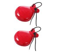 Abaodam 2pcs Wooden Castanets for Early Music Education Sound Percussion Instruments Elegant Design for Boys and Girls and Adults Versatile Musical Tools for Parties and
